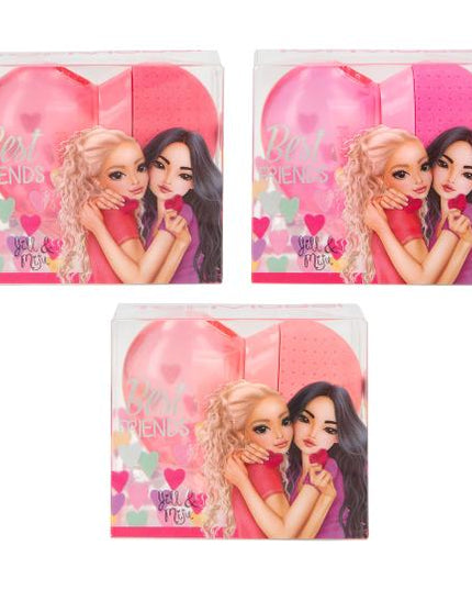 TOPModel 2in1 Heart Eraser And Sharpener BEST FRIENDS