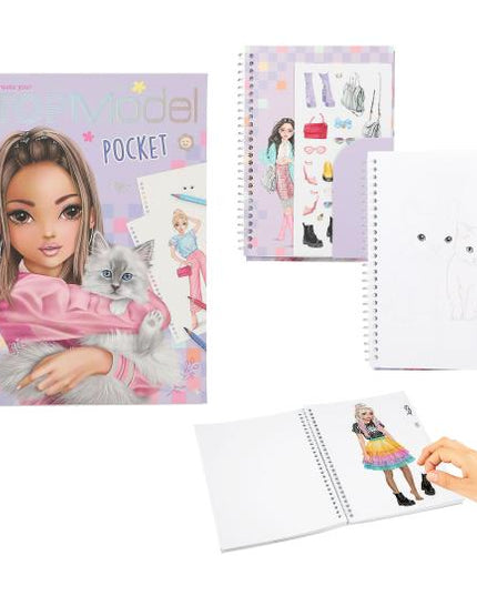 TOPModel Pocket Colouring Book