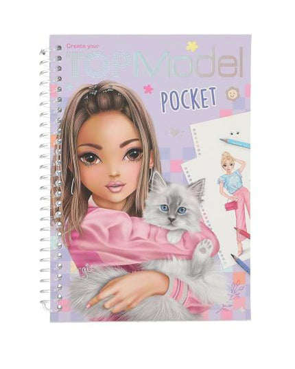 TOPModel Pocket Colouring Book