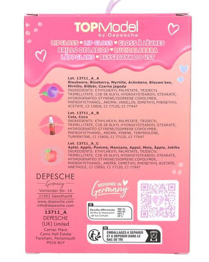TOPModel Lip Gloss Set BEAUTY and ME
