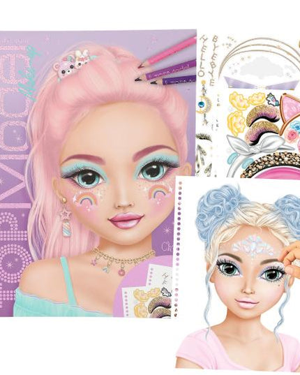 TOPModel Make Up Colouring Book