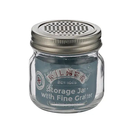 Kilner Storage Jar & Fine Grater Lid 0.25 Litre
