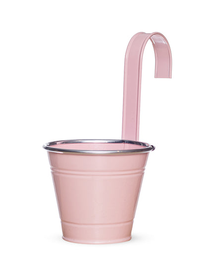 Hanging Metal Bucket Planter with Hook Handle – Mini Pot / Storage Bucket (3 Colours)