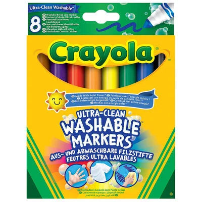 Crayola Ultra-Clean Washable Markers: Pack of 8