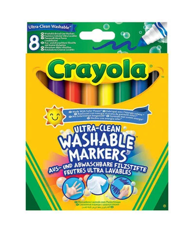 Crayola Ultra-Clean Washable Markers: Pack of 8