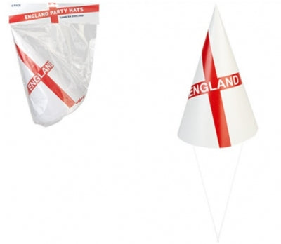 St George Paper Party Hats 9" pack6
