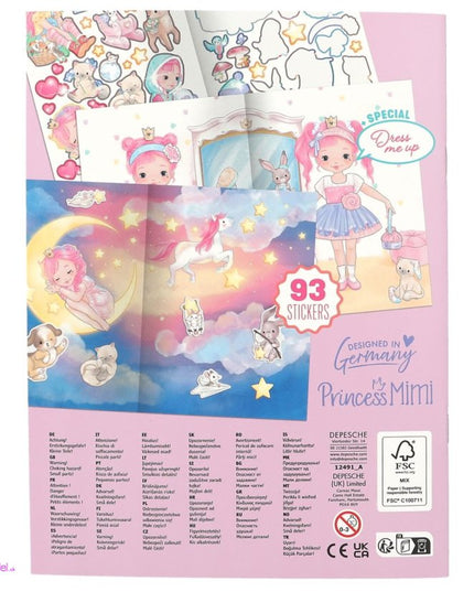 Princesses Mimi Puffy Sticker book
