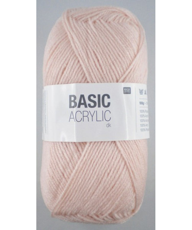 Rico Design Basic Acrylic DK Yarn Powder 021 – 100g