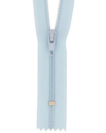 Nylon Dress & Skirt Zip: 20cm: Light Blue