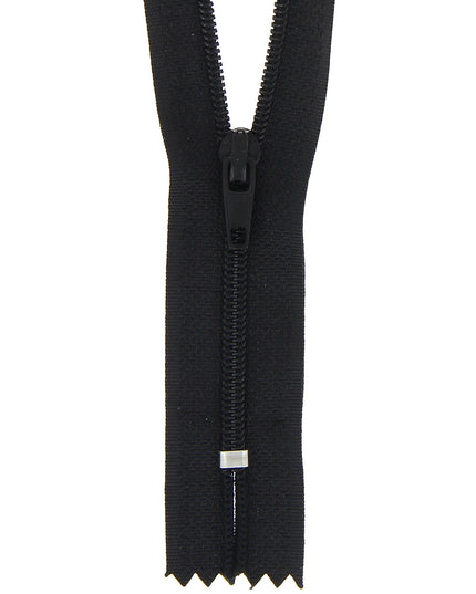 Nylon Dress & Skirt Zip: 45cm: Black