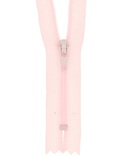 Nylon Dress & Skirt Zip: 50cm: Light Pink