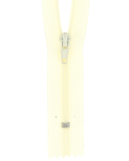 Nylon Dress & Skirt Zip: 35cm: Cream
