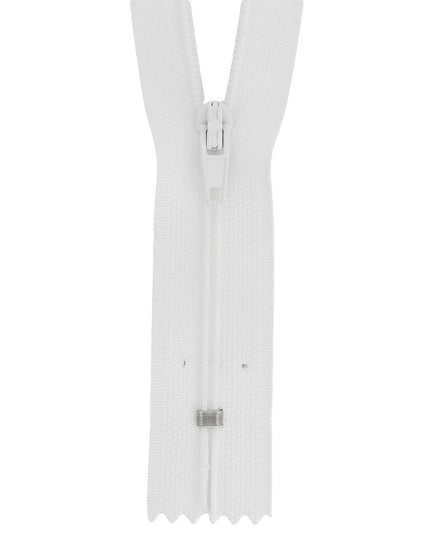 Nylon Dress & Skirt Zip: 55cm: White