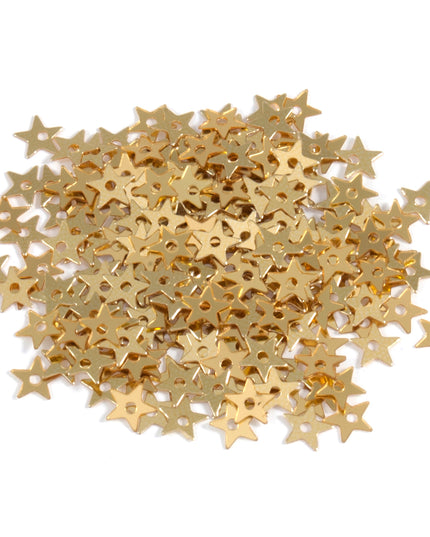 Sequins: Stars: 5mm: Gold