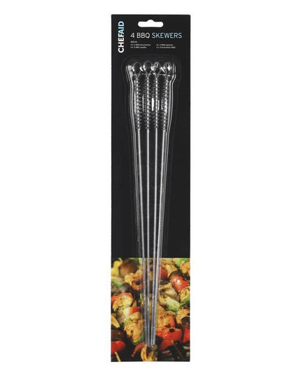Chef Aid Stainless Steel BBQ Skewers
