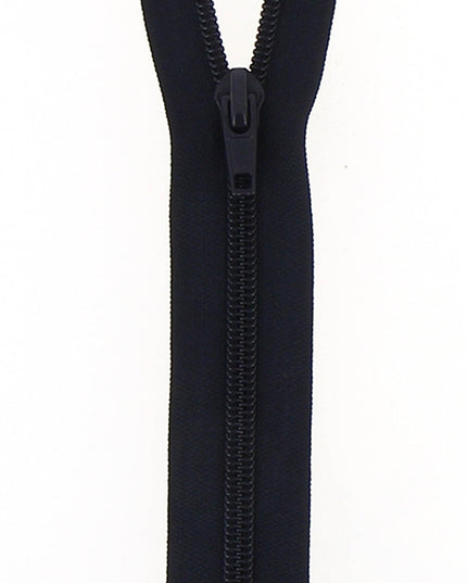 Nylon Open End Zip: 55cm: Black