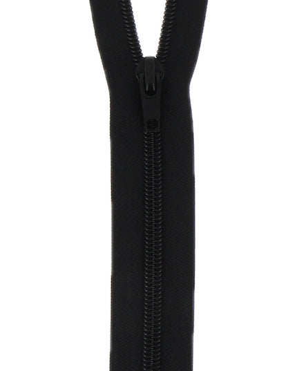 Nylon Open End Zip: 45cm: Black