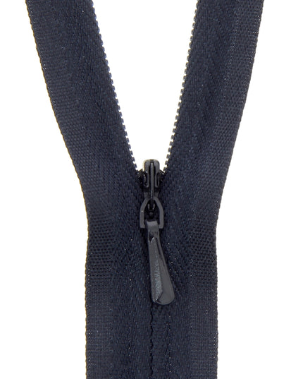Concealed Zip Closed End: 25cm: Dark Navy