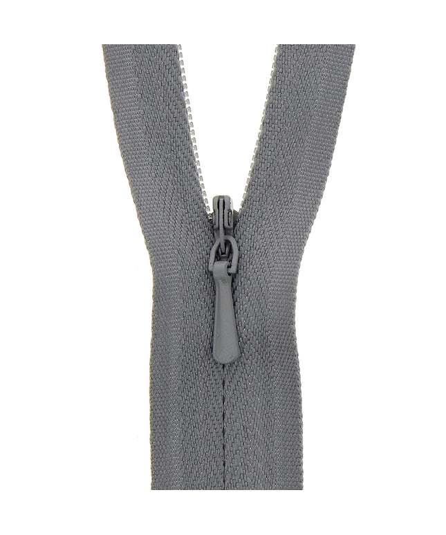 Concealed Zip Closed End: 60cm: Dark Grey