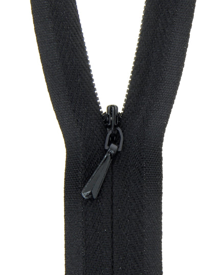 Concealed Zip Closed End: 60cm: Black