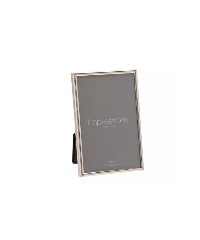Impressions Silverplated Photo Frame Oblong Thin - 4"X 6"