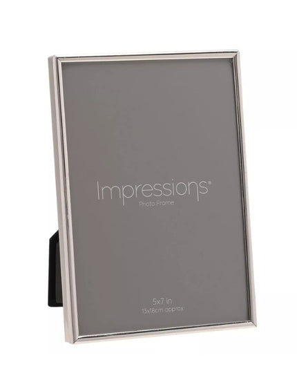 Impressions Silverplated Photo Frame Oblong Thin - 5"X 7"