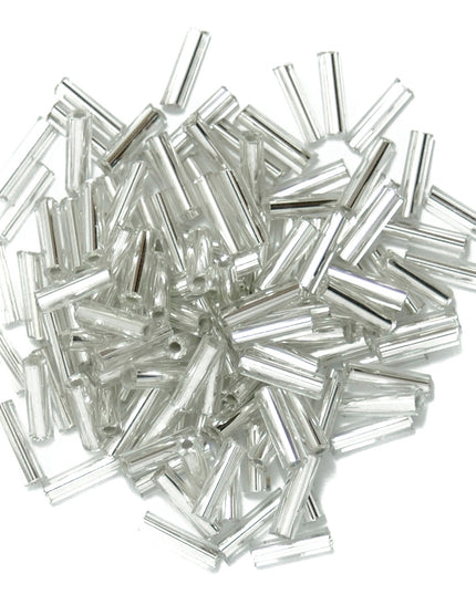 Beads: Bugle: Silver