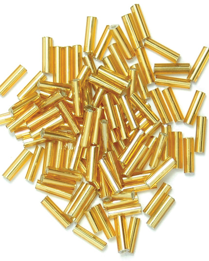 Beads: Bugle: Gold