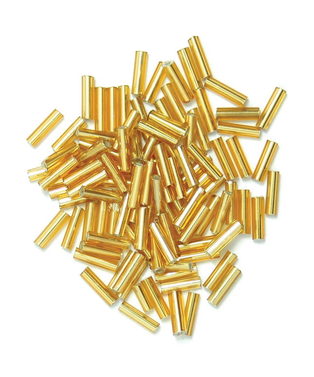 Beads: Bugle: Gold