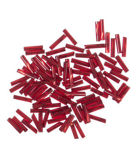 Beads: Bugle: Red