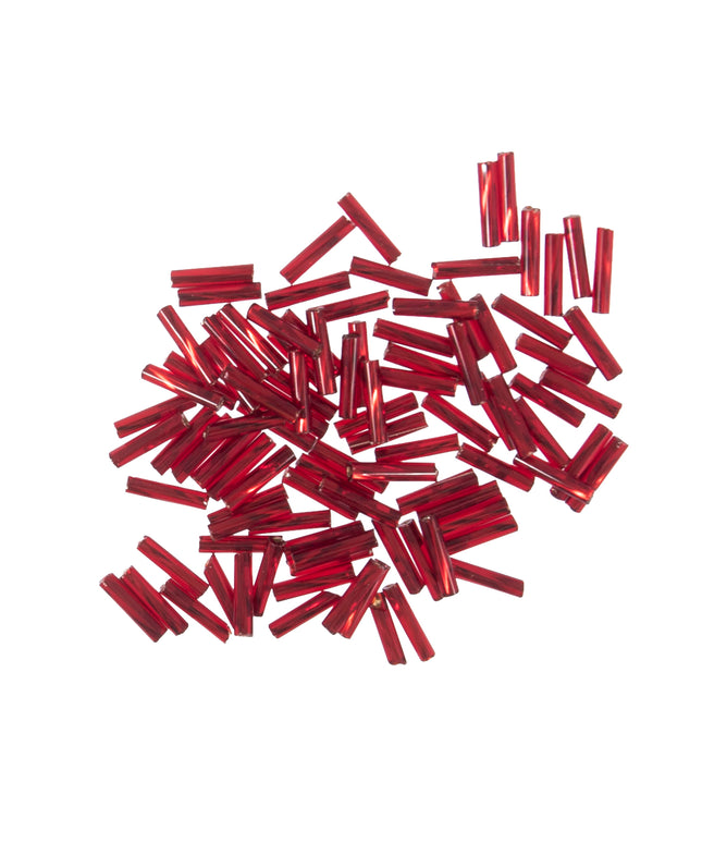 Beads: Bugle: Red