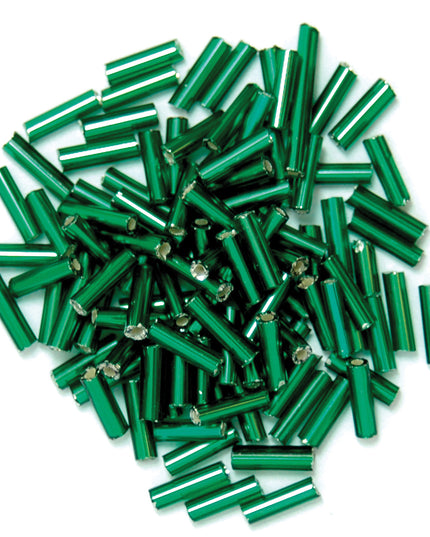Beads: Bugle: Green