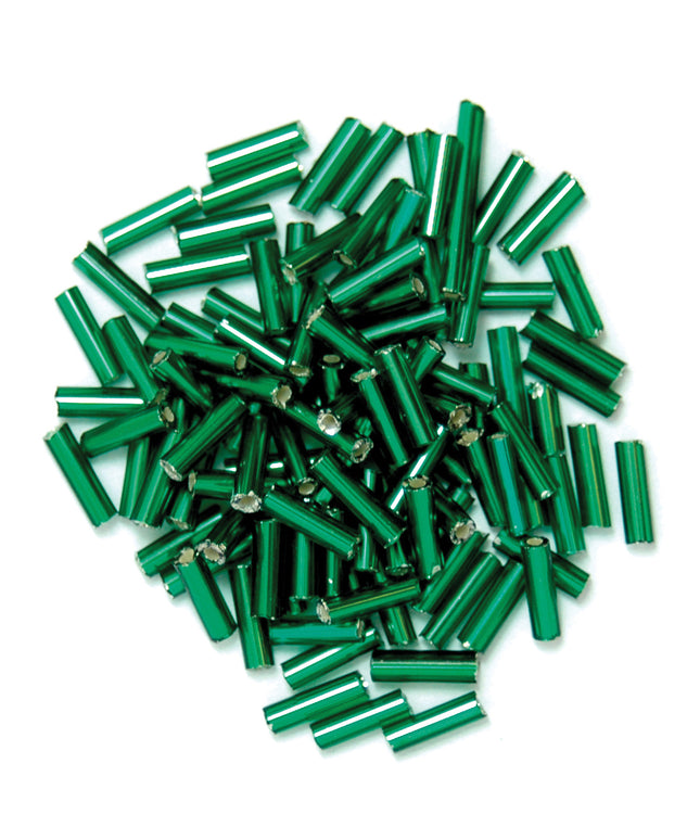 Beads: Bugle: Green