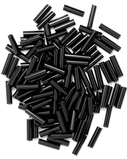 Beads: Bugle: Black