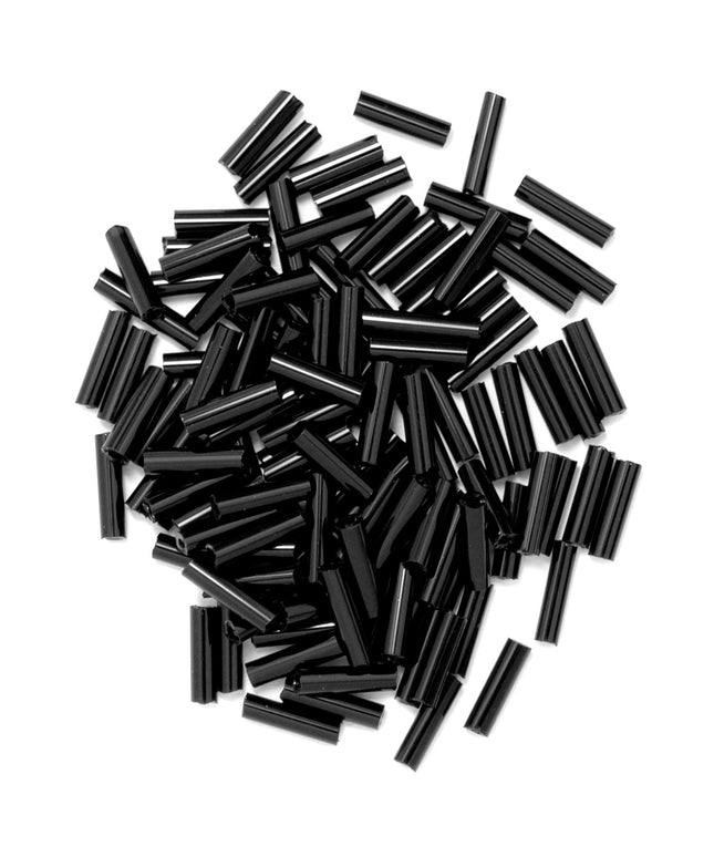 Beads: Bugle: Black