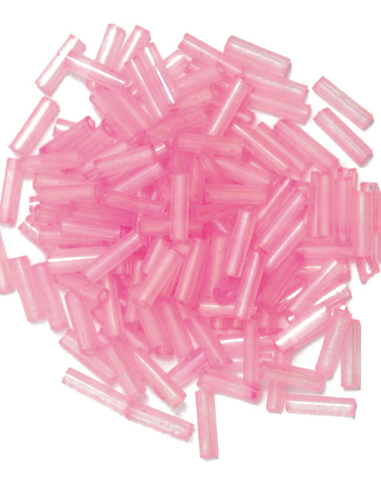 Beads: Bugle: Fuchsia