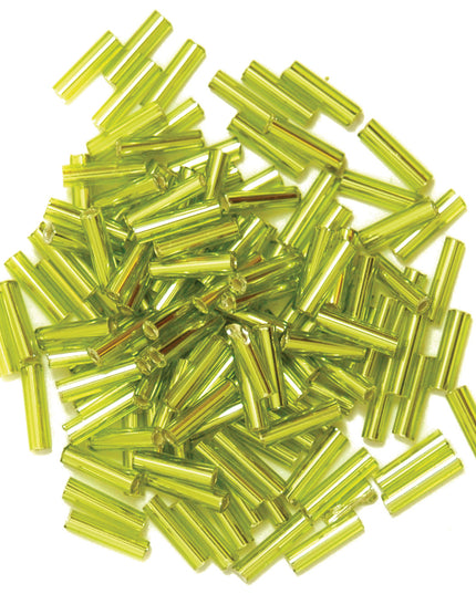 Beads: Bugle: Lime