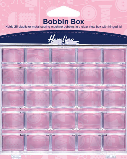 Bobbin Box: Plastic: 25 Spool