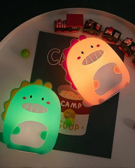 Cartoon Dinosaur Silicone Sensor Night Light