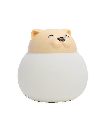 Cute Animal LED Night Light – Soft Warm Glow Bedside Lamp (Monkey/Bunny/Dog/Cat/Pig)