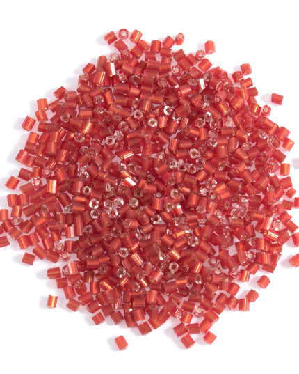 Beads: Rocailles: Red