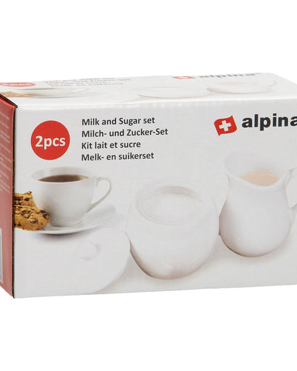 ALPINA MILK & SUGAR SET CERAMIC