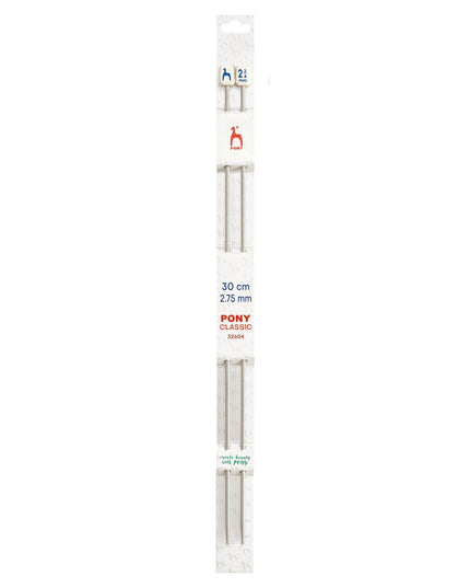 Knitting Pins Single Ended Classic 30cm X 2.75mm