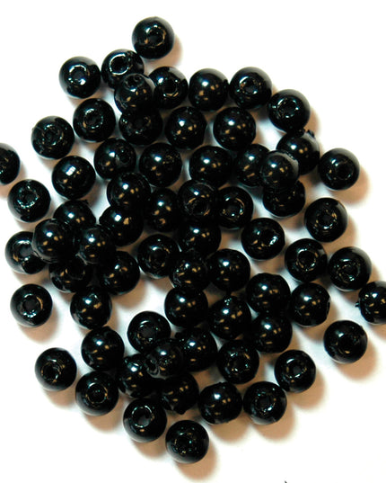 Beads: Pearl: 3mm: Black: