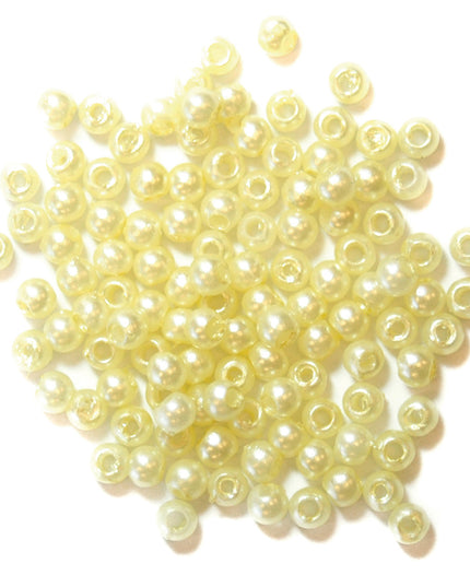 Beads: Pearl: 3mm: Cream