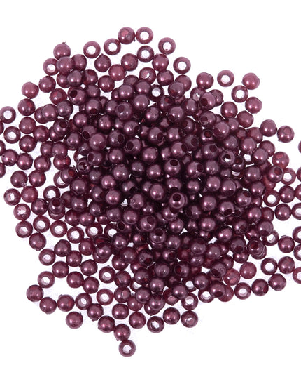 Beads: Pearls: 3mm: Purple