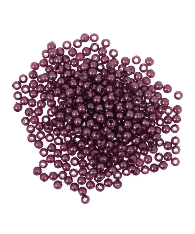 Beads: Pearls: 3mm: Purple