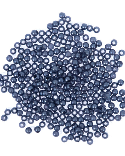 Beads: Pearls: 4mm: Navy Blue