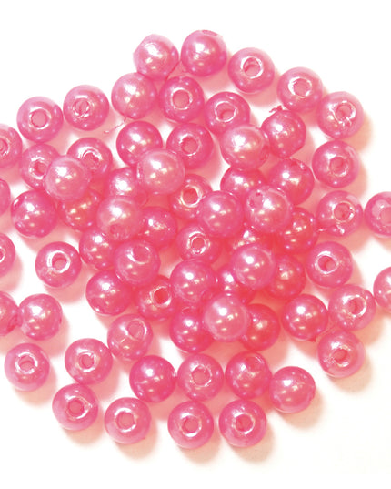 Beads: Pearl: 4mm: Pink