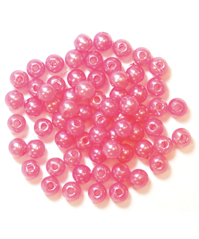 Beads: Pearl: 4mm: Pink